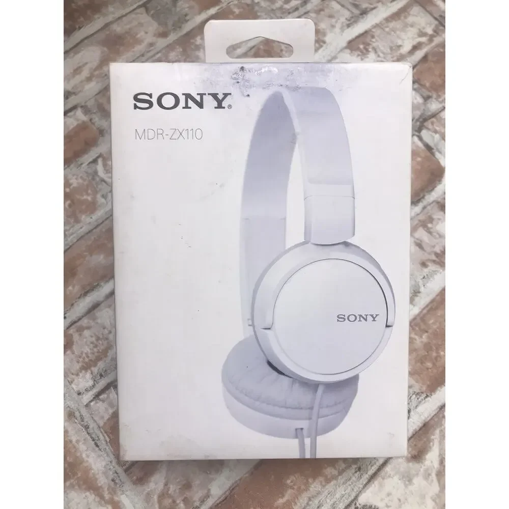 Sony MDR-ZX110 Ear-Pad (On the Ear) Cable Headphones - White Open Box